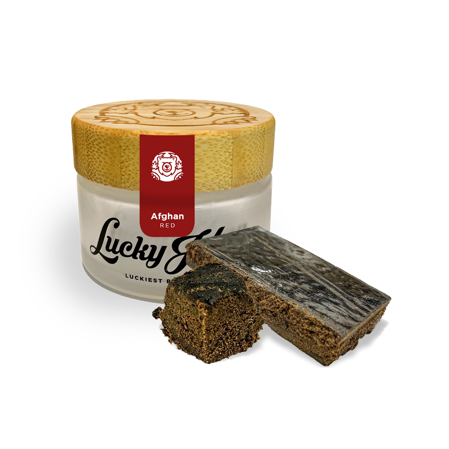 Roter Afghane 25% CBD Glas Blüten Lucky Hemp