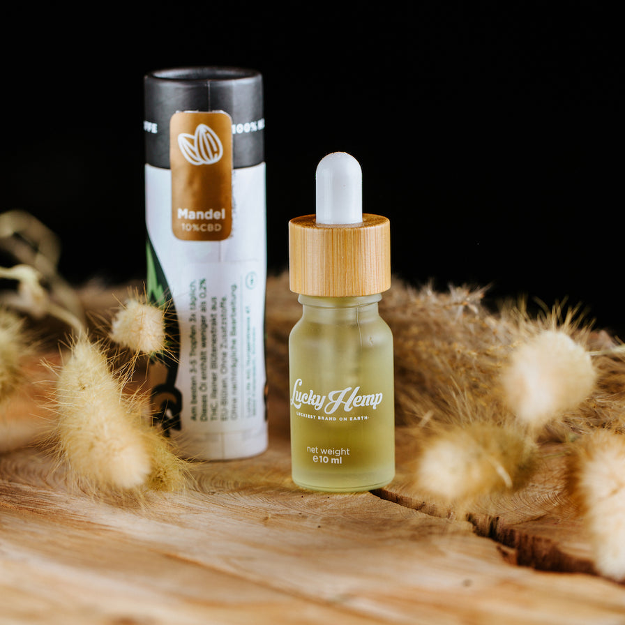 Mandel CBD-Öl 10% Öle Lucky Hemp   